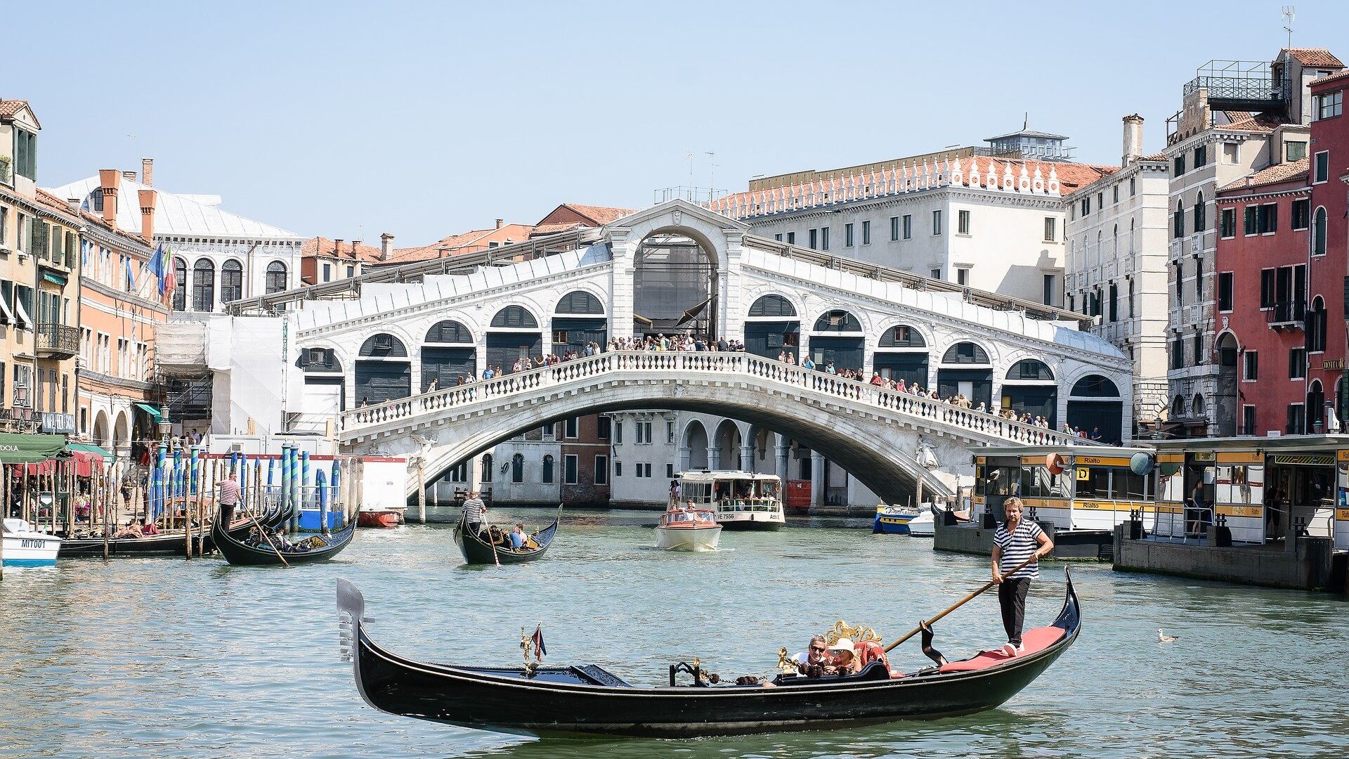 Мост Риальто В Венеции Фото