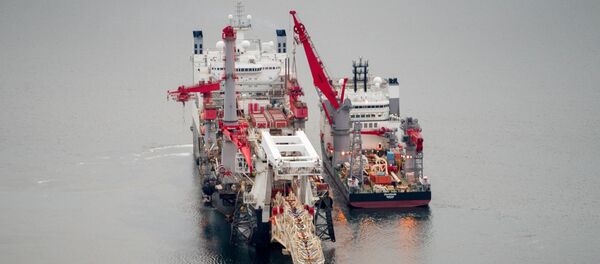 Работы по укладке газопровода Северный поток - 2 - Sputnik Грузия