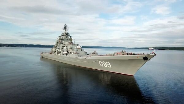Корабли Северного флота России ушли в поход - видео - Sputnik Грузия