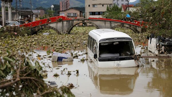 Последствия наводнения в Японии - Sputnik Грузия
