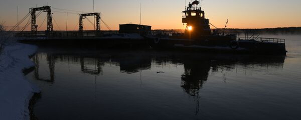 Работа паромных переправ в Красноярском крае - Sputnik Грузия