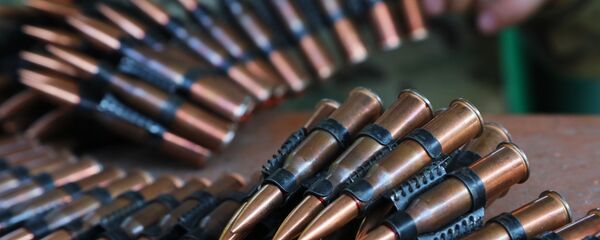 Пулеметная лента с патронами - Sputnik Грузия