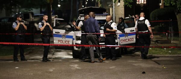Стрельба в Чикаго - фото с места ЧП - Sputnik Грузия