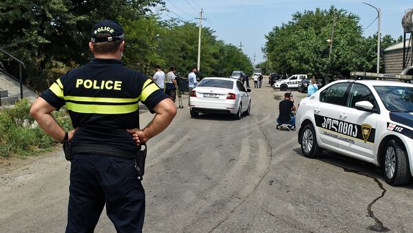 Полиция перекрыла территорию в Гардабанском районе - Sputnik Грузия
