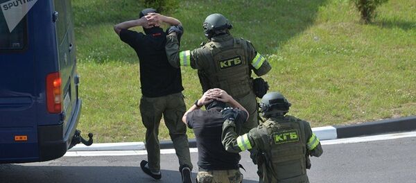 Задержание условных террористов сотрудниками КГБ - Sputnik Грузия