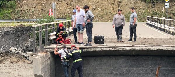 Последствия наводнения в Рача - Sputnik Грузия