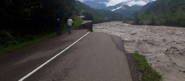 სტიქიის შედეგები რაჭაში სტიქიის შედეგები რაჭაში - Sputnik საქართველო