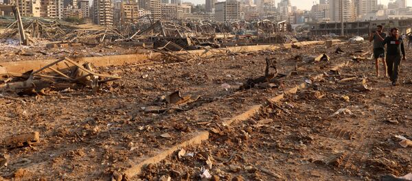 მძლავრი აფეთქება ბეირუთში - Sputnik საქართველო