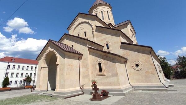 Кафедральный собор Святого Шалвы Ахалцихели в Ахалцихе - Sputnik Грузия