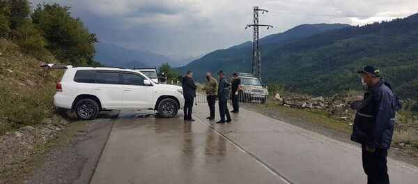 ბლოკპოსტი ლენჯერთან ბლოკპოსტი ლენჯერთან - Sputnik საქართველო