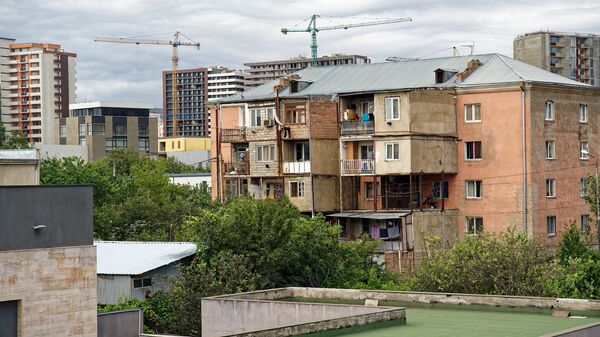 Строительство новых жилых домов в районе Диди Дигоми в Тбилиси - Sputnik Грузия