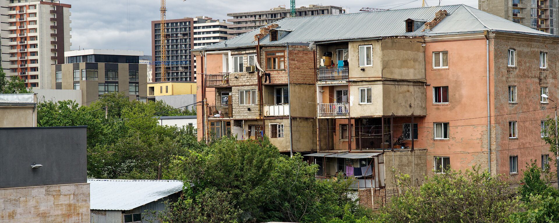Строительство новых жилых домов в районе Диди Дигоми в Тбилиси - Sputnik Грузия, 1920, 01.09.2021