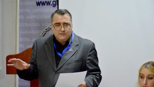 Президент Профсоюза работников металлургической, горной и химической промышленности Грузии Тамаз Долаберидзе  - Sputnik Грузия