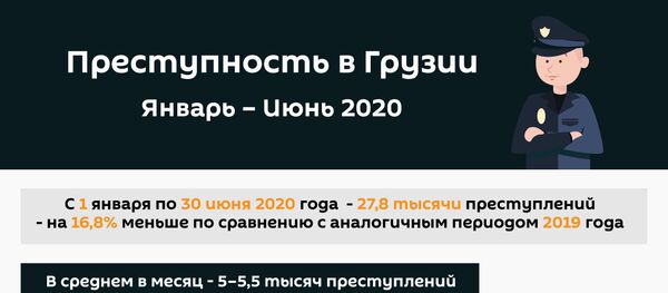 Преступность в Грузии в период пандемии Преступность в Грузии в период пандемии - Sputnik Грузия