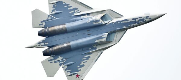 Многофункциональный истребитель Су-57, архивное фото - Sputnik Грузия