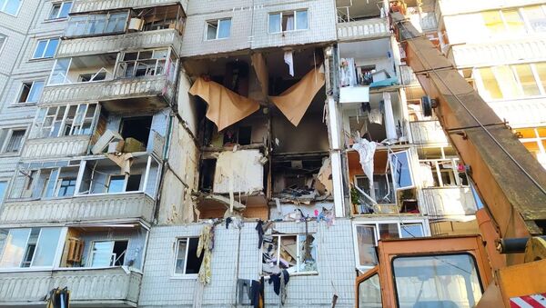 Взрыв газа в десятиэтажном доме в Ярославле - Sputnik Грузия