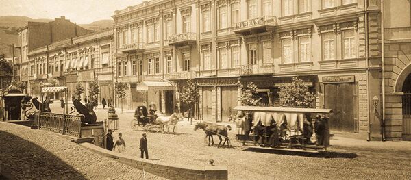 Здание гостиницы Кавказ. На сегодняшний день здания не существует - Sputnik Грузия