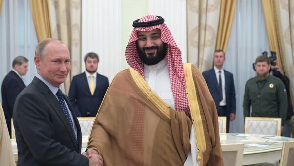Президент РФ В. Путин встретился с наследным принцем Саудовской Аравии М. ибн Салманом Аль Саудом - Sputnik Грузия