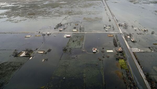 Последствия урагана Лаура в штате Луизиана, США. Разрушения - вид с воздуха - Sputnik Грузия