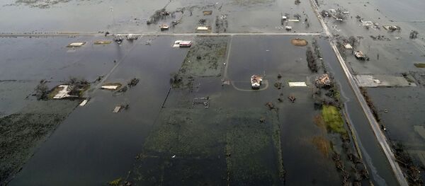 Последствия урагана Лаура в штате Луизиана, США. Разрушения - вид с воздуха - Sputnik Грузия