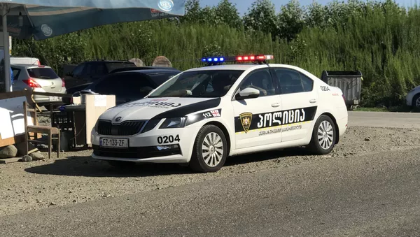 Машина патрульной полиции в Аджарии - Sputnik Грузия