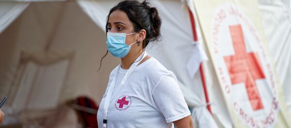 ПЦР тестирование на коронавирус на батумском бульваре - Sputnik Грузия