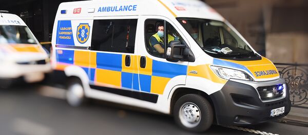 Скорая медицинская помощь 112 на месте происшествия Скорая медицинская помощь 112 на месте происшествия - Sputnik Грузия