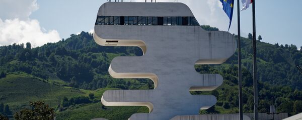 Грузино-турецкая граница - ТПП и КПП Сарпи - Sputnik Грузия