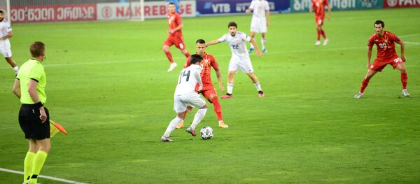 Матч по футболу между сборными Грузии и Северной Македонии - Sputnik Грузия