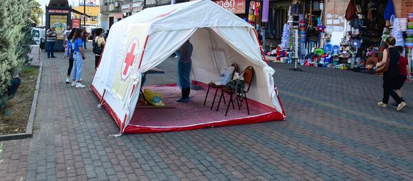 Тестирование на коронавирус у батумской автостанции - Sputnik Грузия