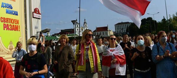 Марш героев: как прошла акция протеста в Минске - видео - Sputnik Грузия