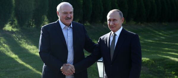 Президент РФ Владимир Путин и президент Белоруссии Александр Лукашенко - Sputnik Грузия