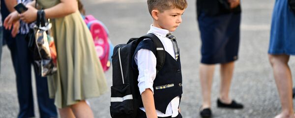 Ученик гардабанской школы - Sputnik Грузия