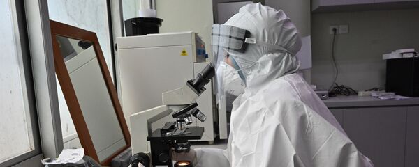 COVID-19-ის შესწავლა ლაბორატორიაში - Sputnik საქართველო