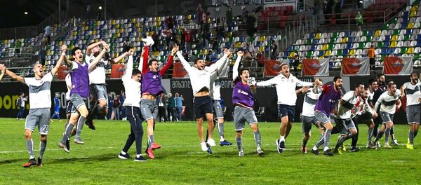 Матч Лиги Европы между тбилисским ФК “Локомотив” и московским ФК “Динамо” на стадионе им. Михаила Месхи-2 - Sputnik Грузия