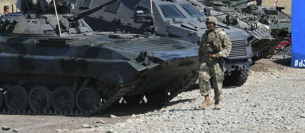 Международные военные учения НАТО Надежный партнер - 2020 (Noble Partner 2020). Церемония закрытия - Sputnik Грузия