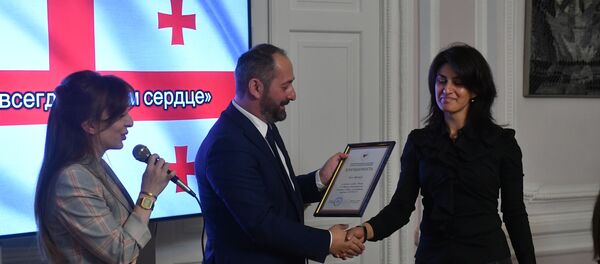 В Москве состоялась церемония награждения грузин, помогавших во время пандемии COVID-19 - Sputnik Грузия