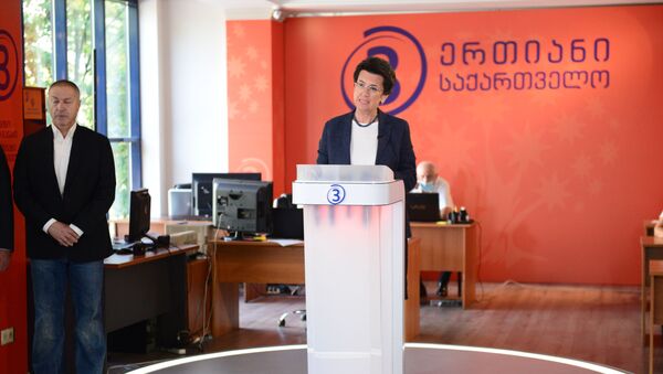Нино Бурджанадзе, лидер движения Единая Грузия - Sputnik Грузия