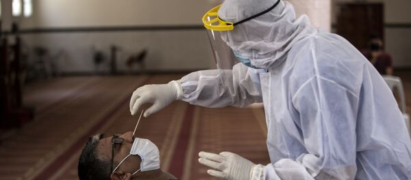 Пандемия коронавируса COVID 19.  ПЦР тестирование жителей в Секторе Газа - Sputnik Грузия