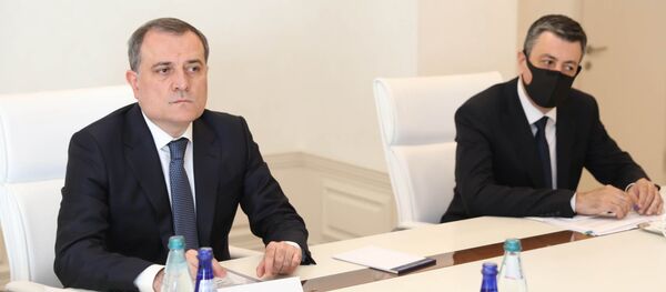  აზერბაიჯანის საგარეო საქმეთა მინისტრი ჯეიჰუნ ბაირამოვი შეხვედრებზე საქართველოში - Sputnik საქართველო
