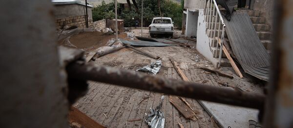 Разрушения в Нагорном Карабахе в результате обстрела - Sputnik Грузия