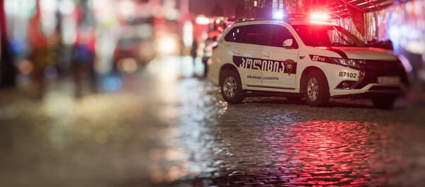 Патрульная полиция на месте происшествия - Sputnik საქართველო