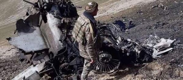 Су-25-ის  ნამსხვრევები მთიან ყარაბაღში Су-25-ის  ნამსხვრევები მთიან ყარაბაღში - Sputnik საქართველო