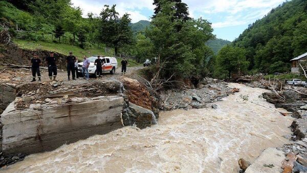 Последствия наводнения в Аджарии - Sputnik Грузия