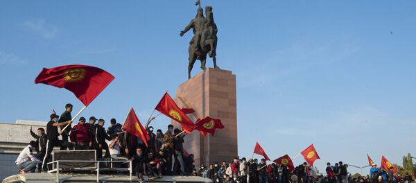 საპროტესტო აქცია ბიშკეკში - Sputnik საქართველო