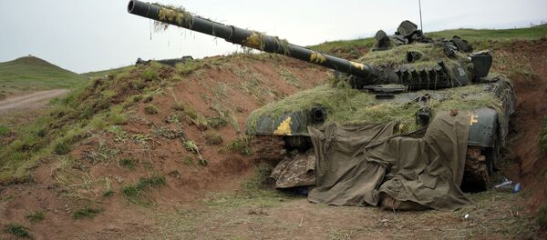 მთიანი ყარაბაღის თავდაცვის არმიის ტანკი ტ-64  მთიანი ყარაბაღის თავდაცვის არმიის ტანკი ტ-64  - Sputnik საქართველო