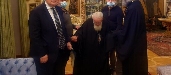 Патриарх Грузии встретился с послом Армении Рубеном Садояном - Sputnik Грузия