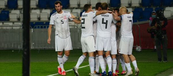 Матч между сборными Грузии и Беларуси в рамках Лиги наций УЕФА - Sputnik Грузия