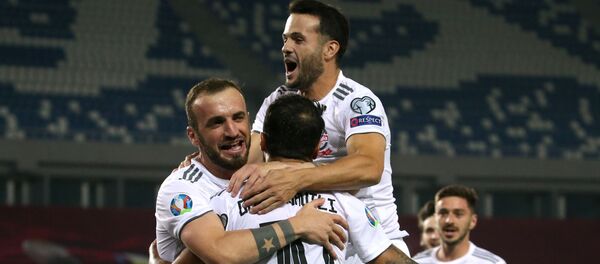 Матч между сборными Грузии и Беларуси в рамках Лиги наций УЕФА - Sputnik Грузия