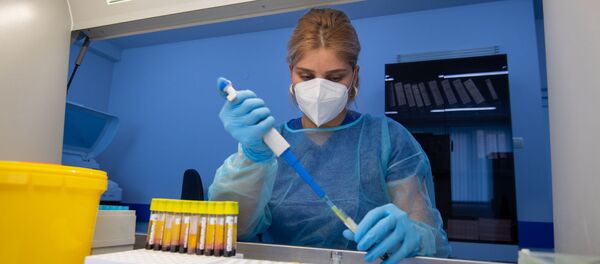 Татев Авагян, лаборант Республиканского центра профилактики СПИДа Татев Авагян, лаборант Республиканского центра профилактики СПИДа - Sputnik Грузия